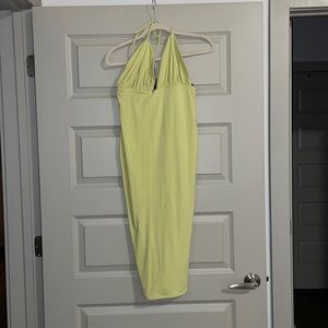 OHPOLLY midi backless dress. Brand new